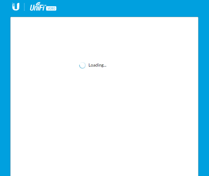 unifi g3 dome stuck loading